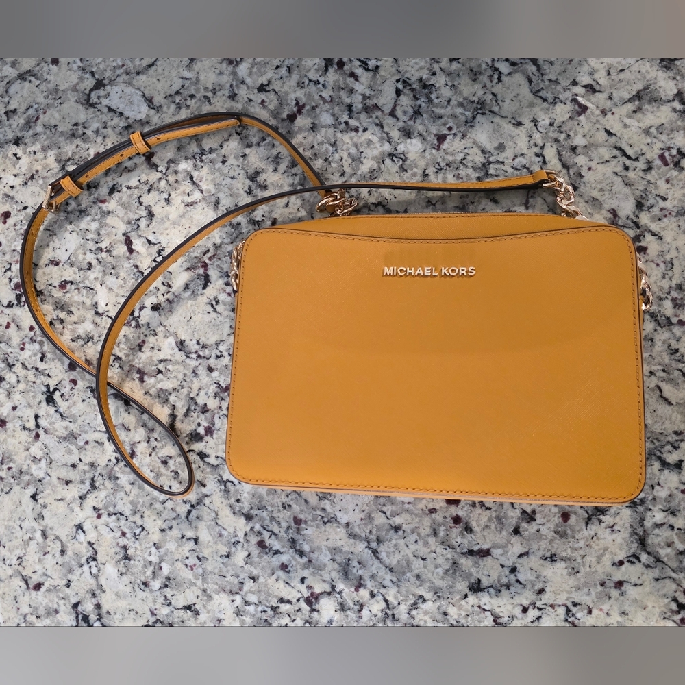 Michael Kors Yellow Crossbody Bag